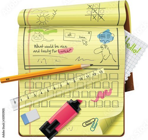 Vector notepad XXL icon