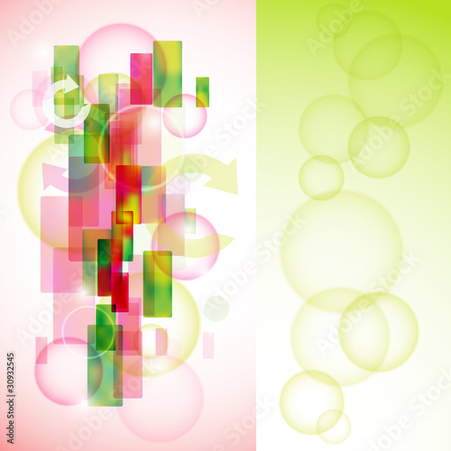 Stylish colorful  background. Set