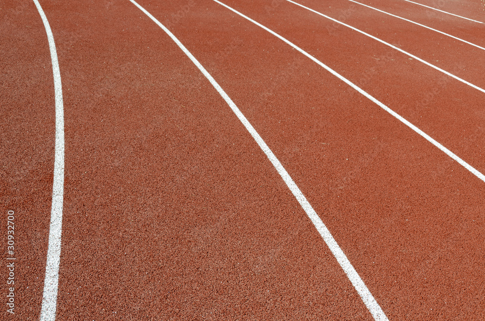 Fototapeta premium Piste d'athlétisme