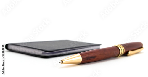 Pen and notebook