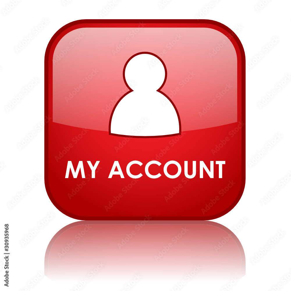 MY ACCOUNT Web Button (profile user setup login online options) MY ACCOUNT Web Button (profile user setup login online options)