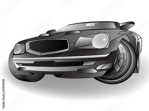 Stylish sports car