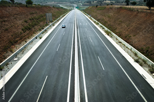 Long And Straight Highway