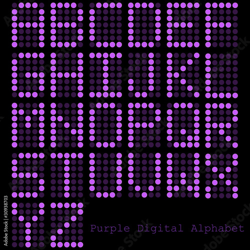 Purple Letters