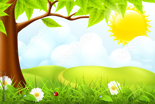 Green landscape