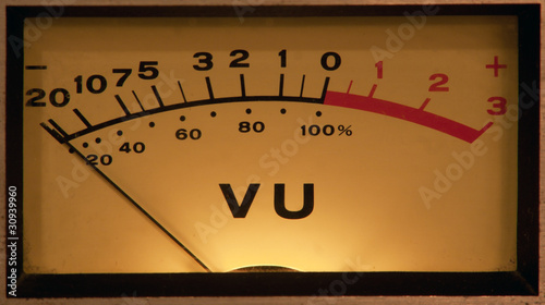 VU Meter illuminated