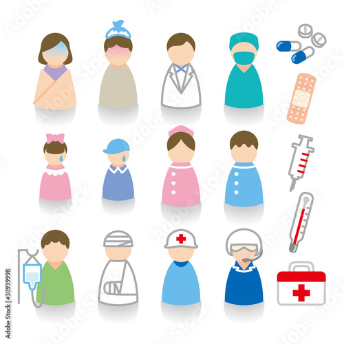 Realistic Medical Icons Set