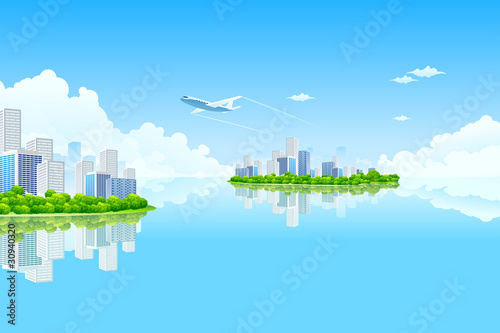 Business City Island
