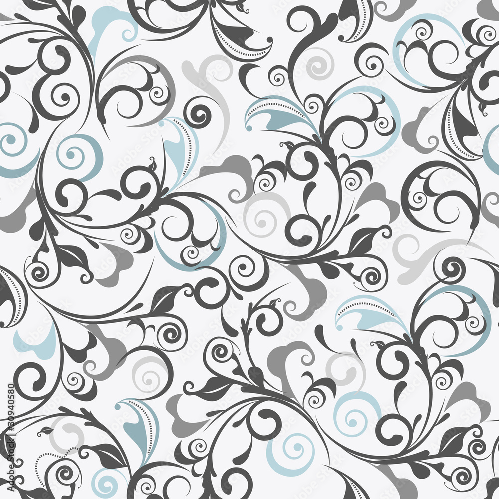 Gray damask