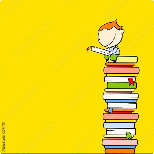 Reading boy