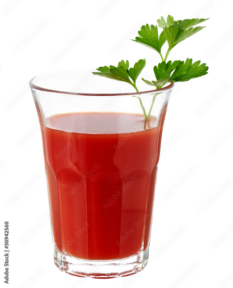 Tomato juice with parsley Tomato juice with parsley