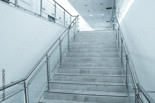 business staircase in office center