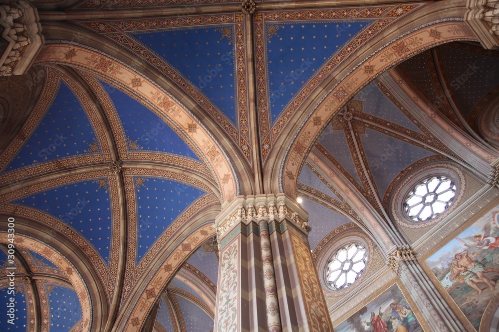 Ceiling of the church