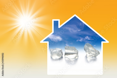 Konstfotografi Maison climatisée