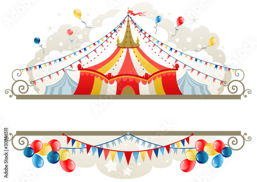 Circus tent frame