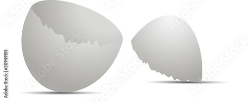 oeuf blanc cassé