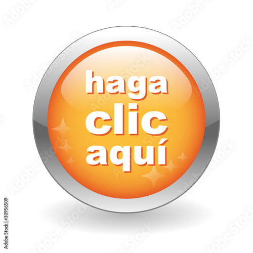 Botón Web "HAGA CLIC AQUI" (conexión ratón click here ok button)