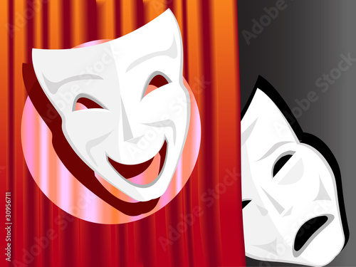 symbol of a comedy and tragedy