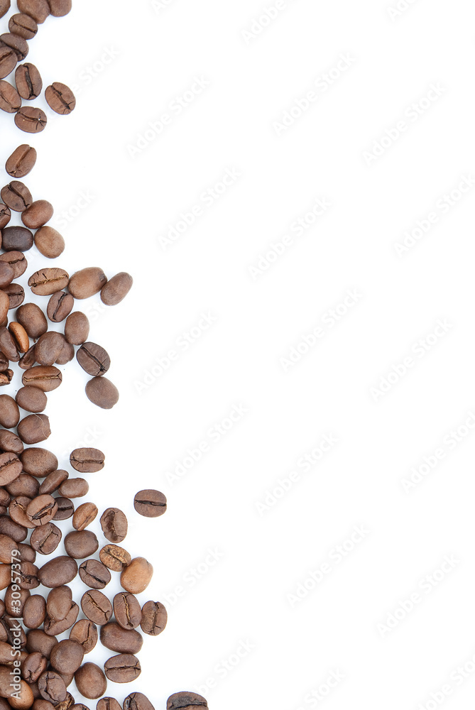 Brown roasted coffee beans Brown roasted coffee beans