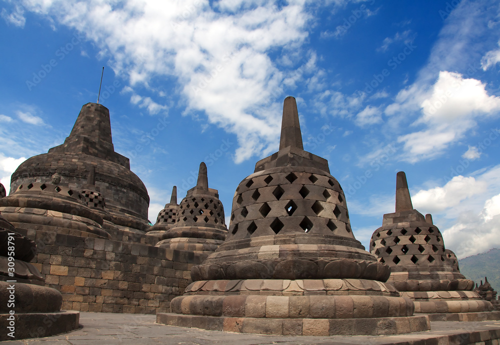 Borobudur temple in Indonesia