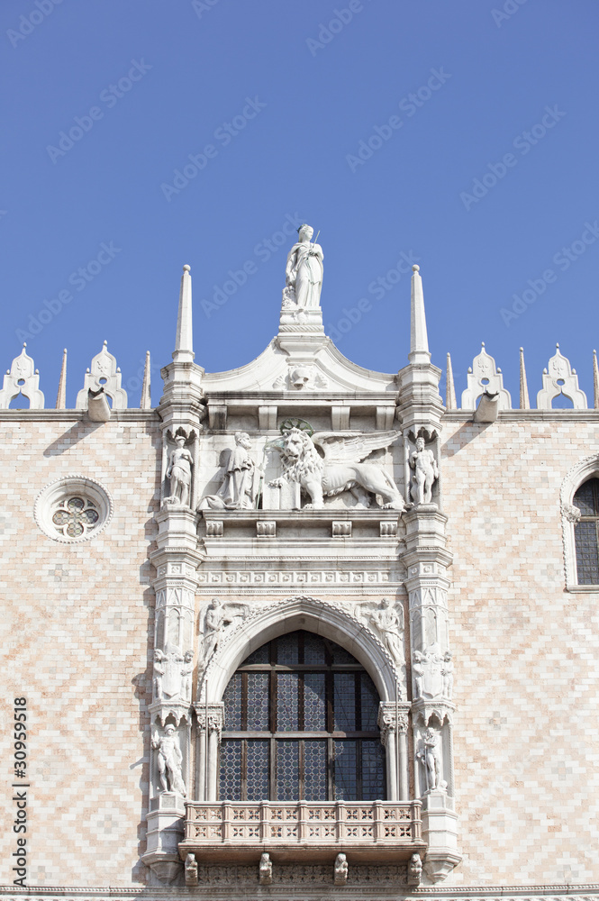 Balconata del palazzo del Doge, Venezia