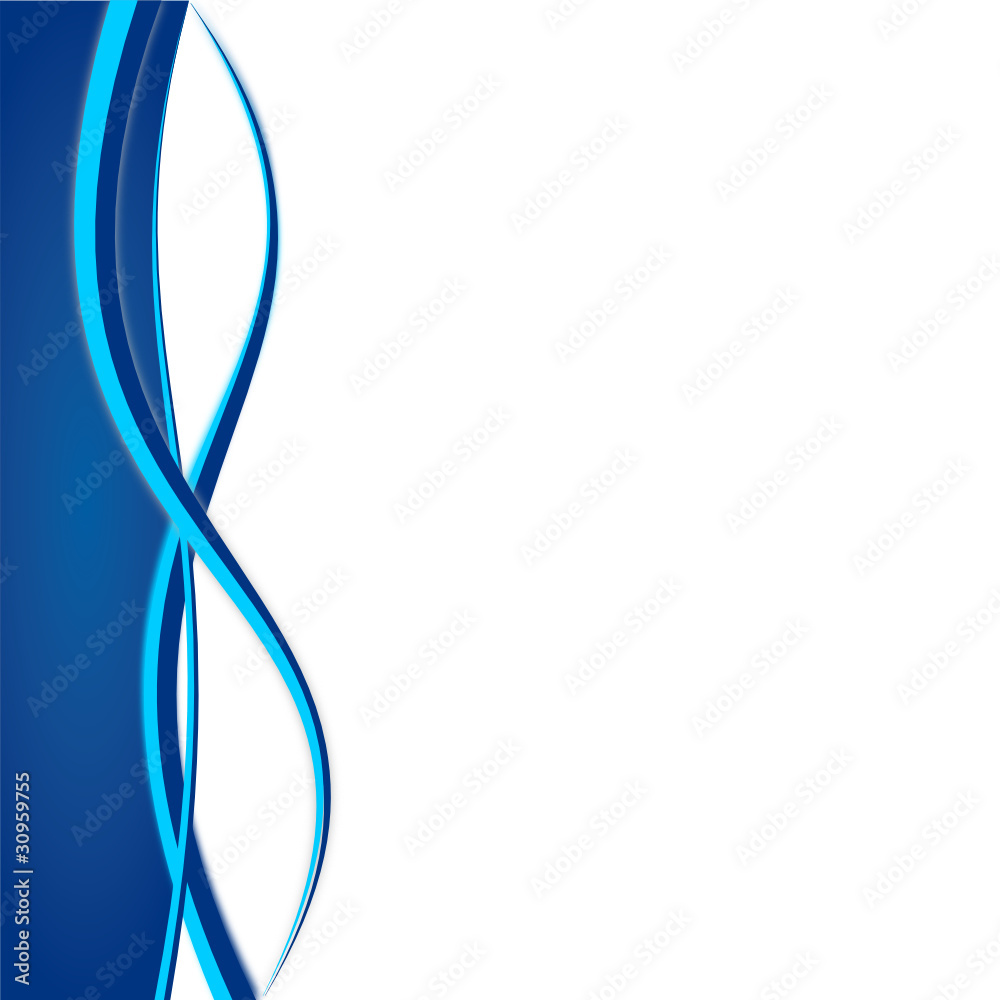 bannière contemporaine verticale design bleue