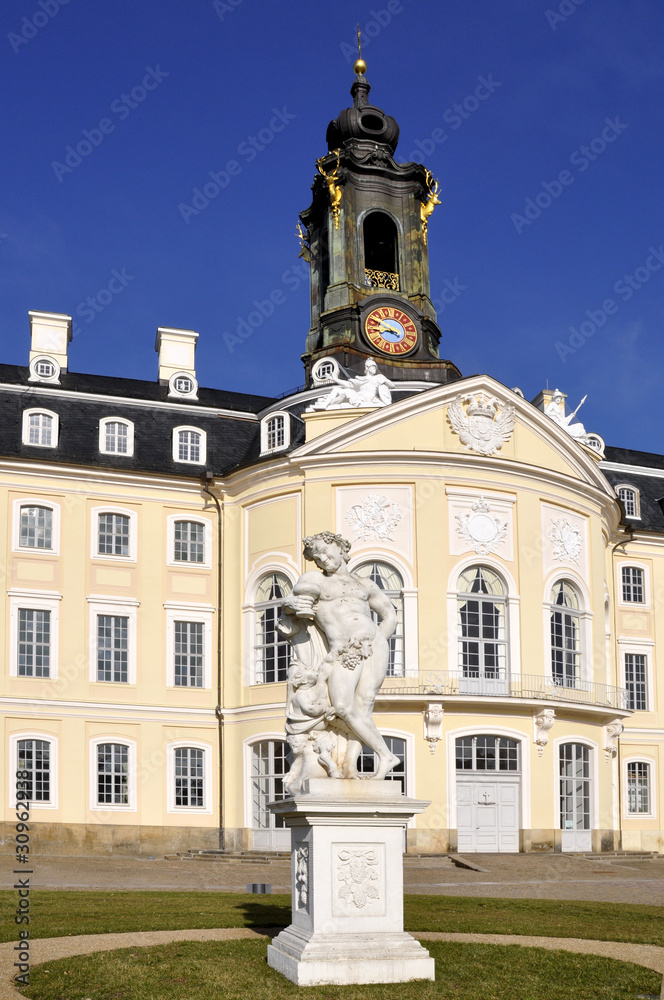 Fototapeta premium Schlosshof Hubertusburg Detail