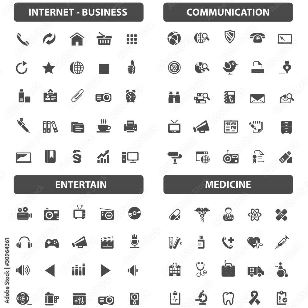 big grey iconset - 2