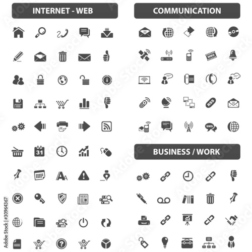 big grey iconset