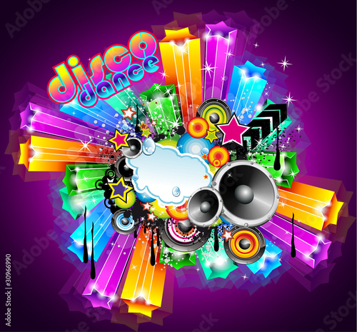 NightLife Disco Event Background