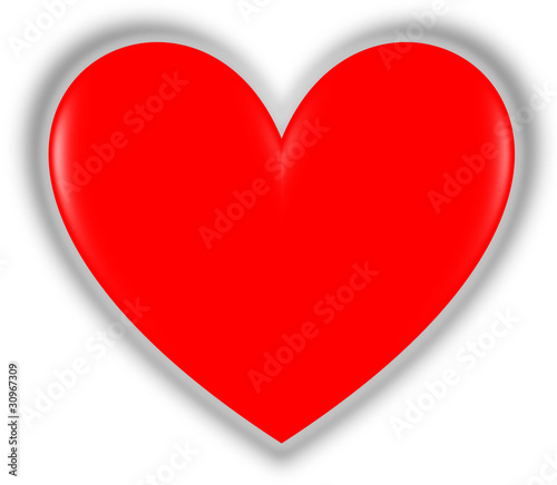 Free Download red heart - GFXLoad