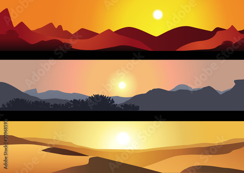 Paysages Vecto