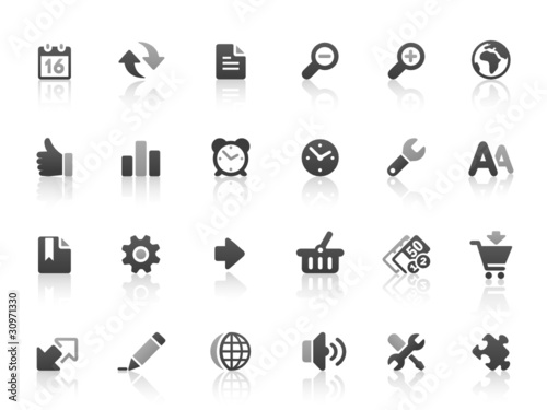 Black Gray Vector Icons