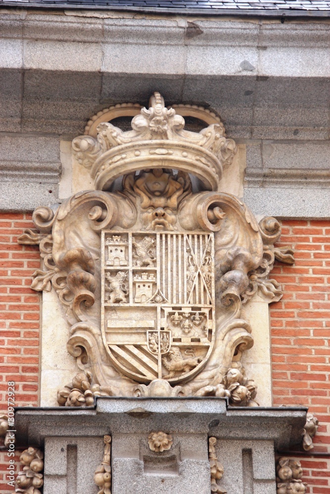 Fototapeta premium blason de la mairie de Madrid