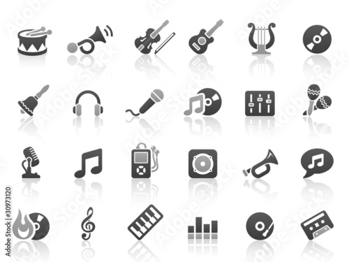 Black Gray Vector Icons