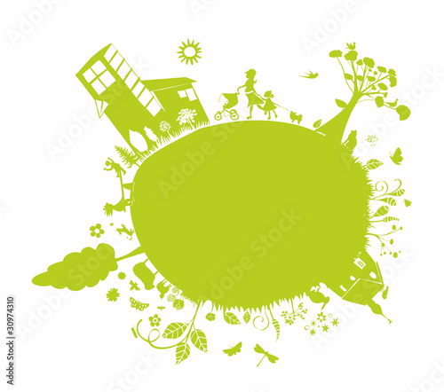 green planet earth