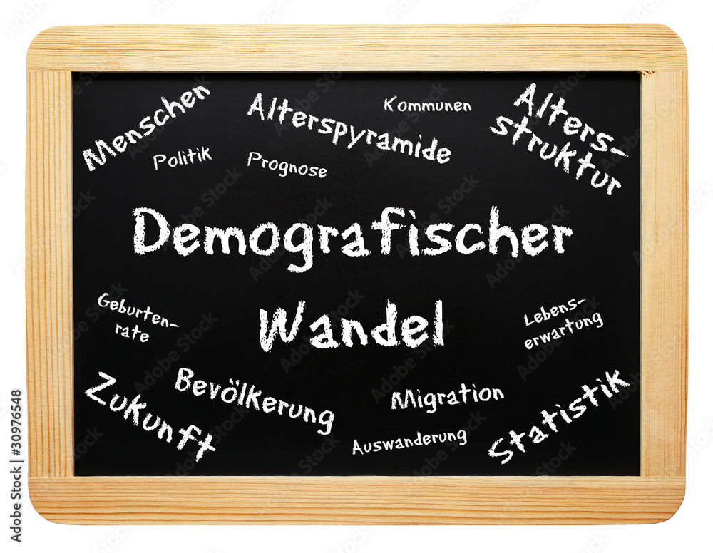 Obraz premium Demografischer Wandel