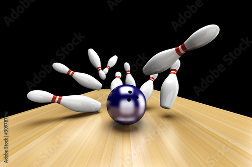 Obraz na plátně Bowling