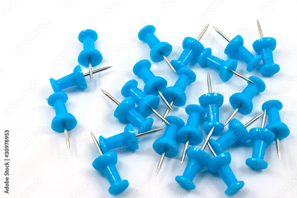 thumbtack isolated on a white background thumbtack isolated on a white background