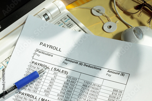 Payroll spreadsheet