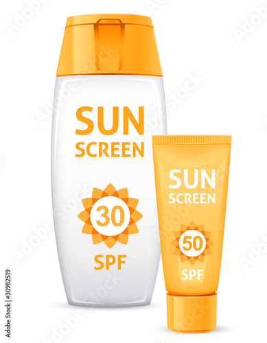 Sun Cream vector