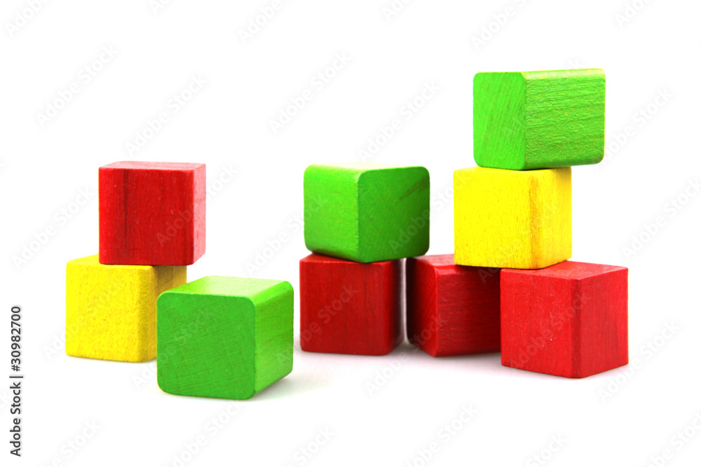 Wooden building blocks Wooden building blocks