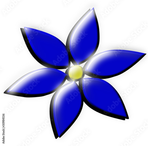 Blau Blume