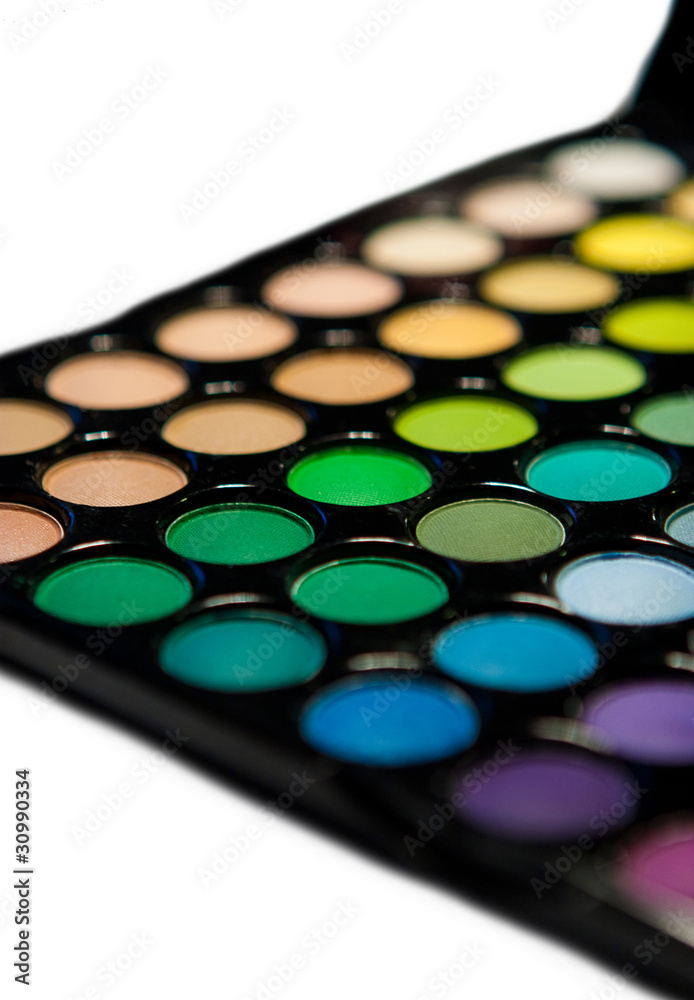 Makeup set. Professional multicolor eyeshadow palette Makeup set. Professional multicolor eyeshadow palette
