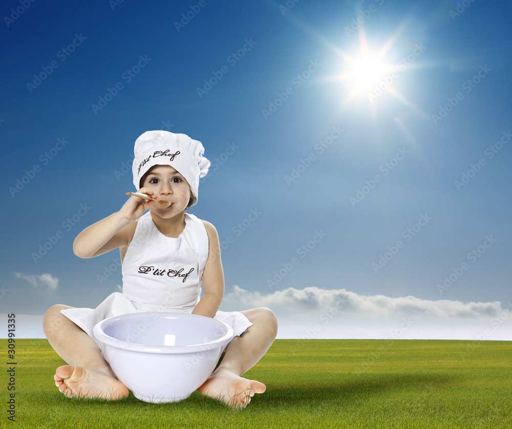cuisinier enfant tablier gourmand appétit manger santé nutrit cuisinier enfant tablier gourmand appétit manger santé nutrit