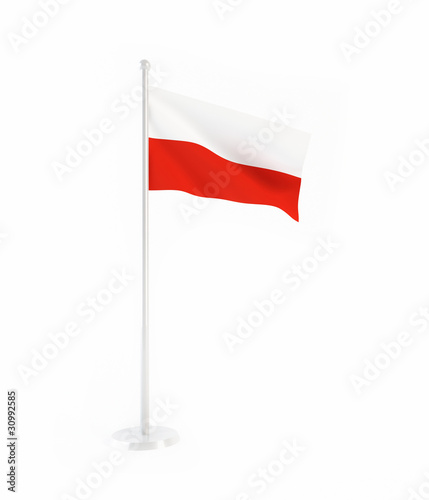 3D flag of Poland Free Download 3D flag of Poland - GFXLoad