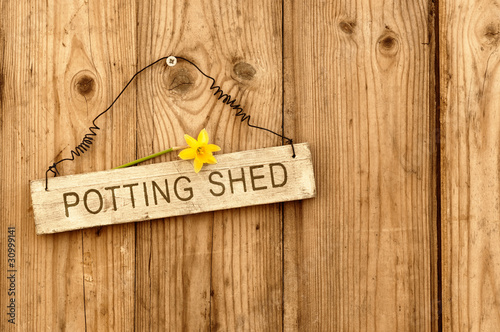 Obraz na plátne Potting Shed