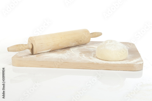 préparation de pate a pizza