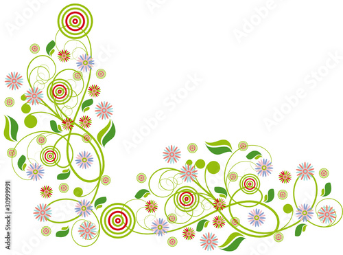 floral été arabesque floral