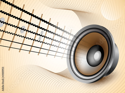 Urban guitar speaker